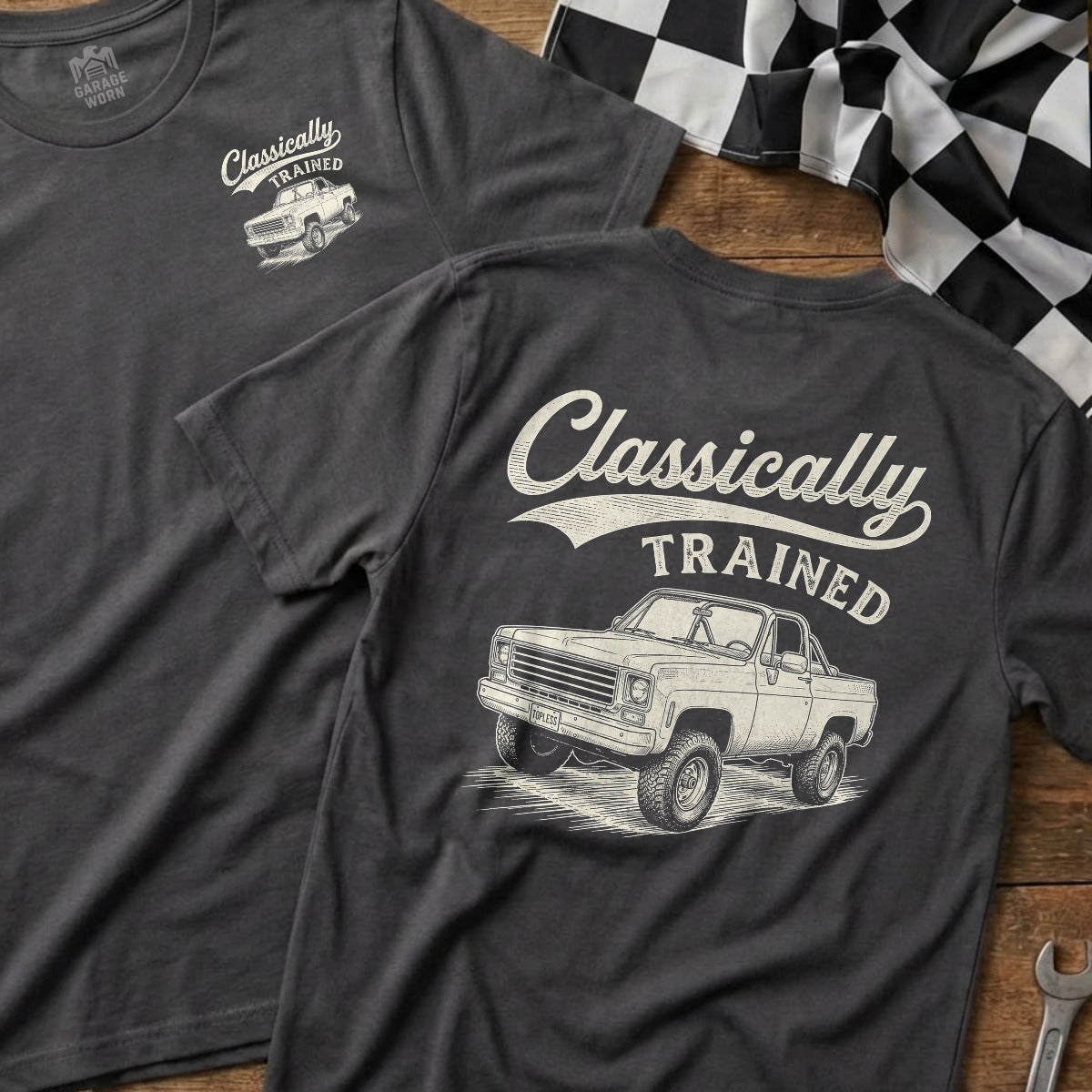 Charcoal | Front & Back