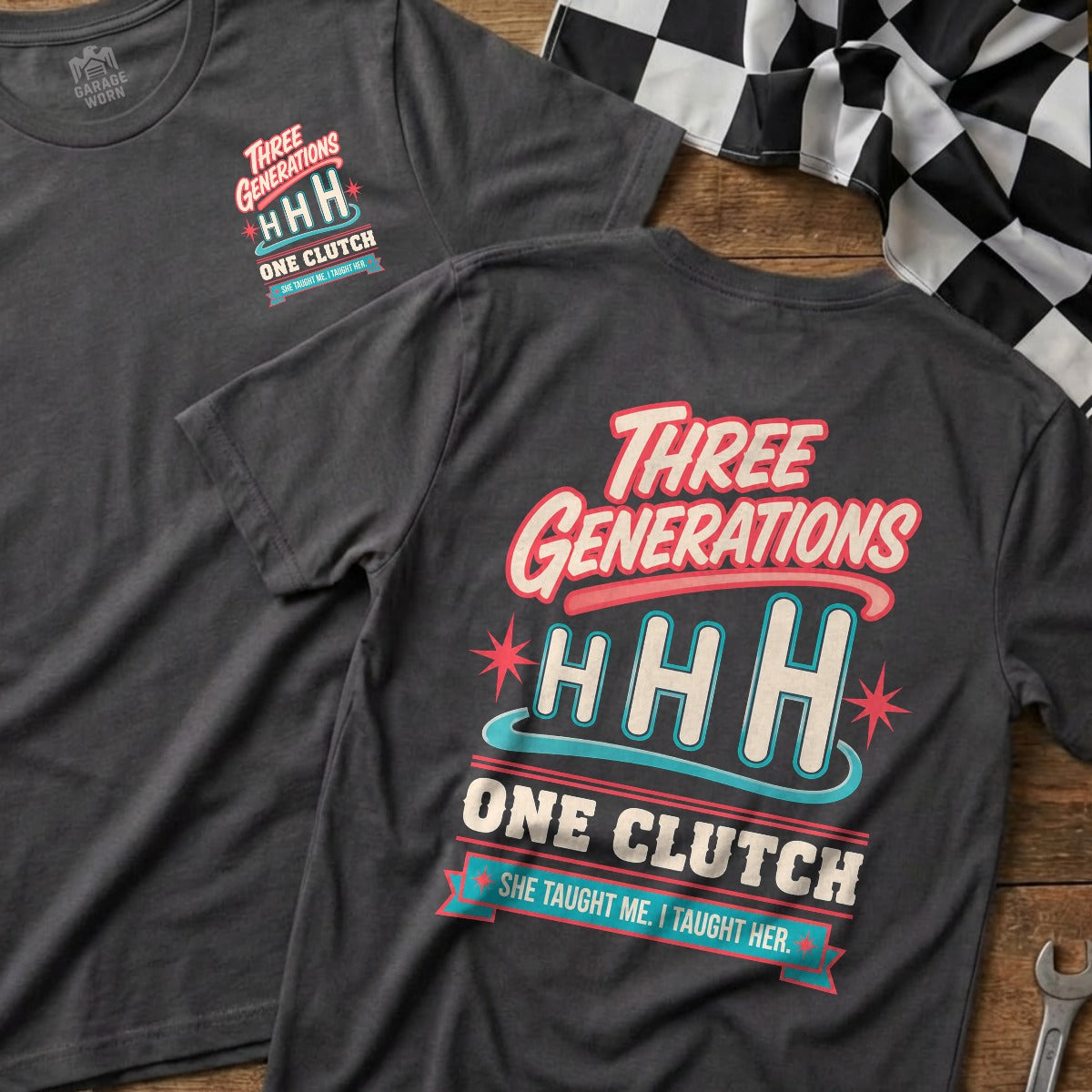 Charcoal | Front & Back
