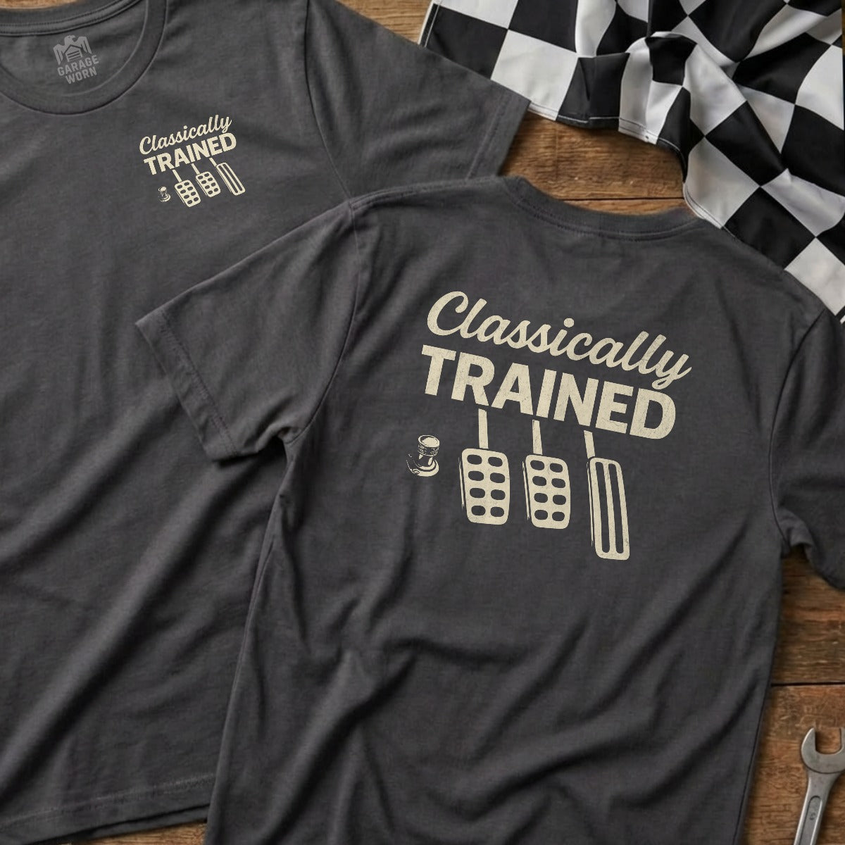 Charcoal | Left Chest + Back