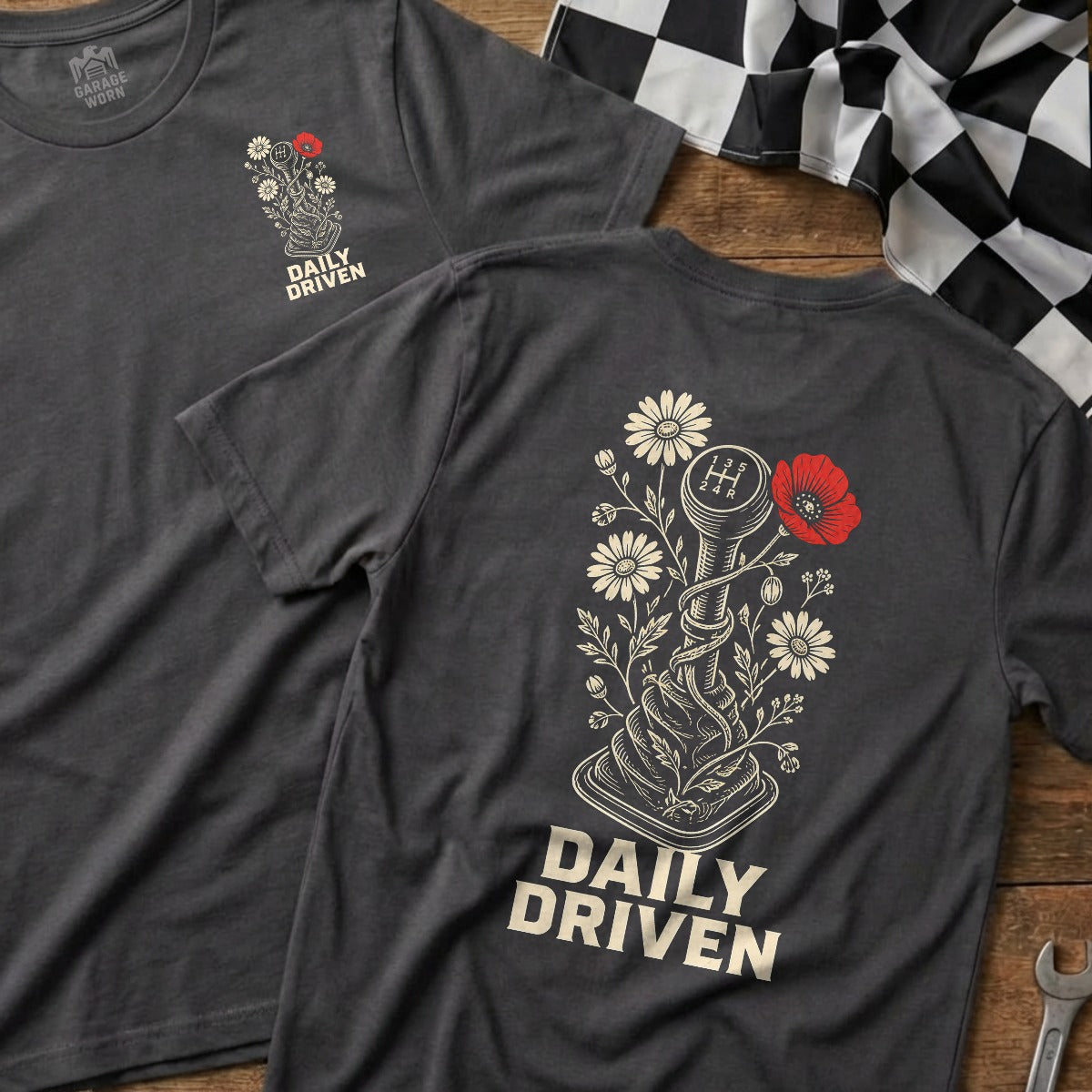 Charcoal | Front & Back