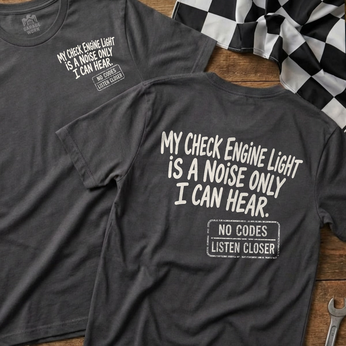 Charcoal | Front & Back