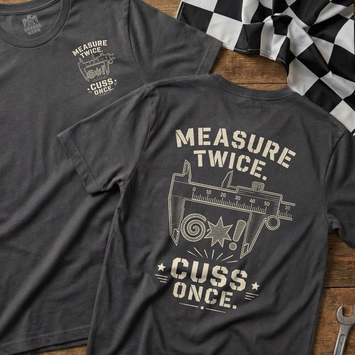 Charcoal | Front & Back