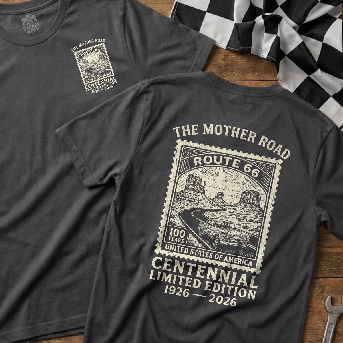 Charcoal | Left Chest + Back