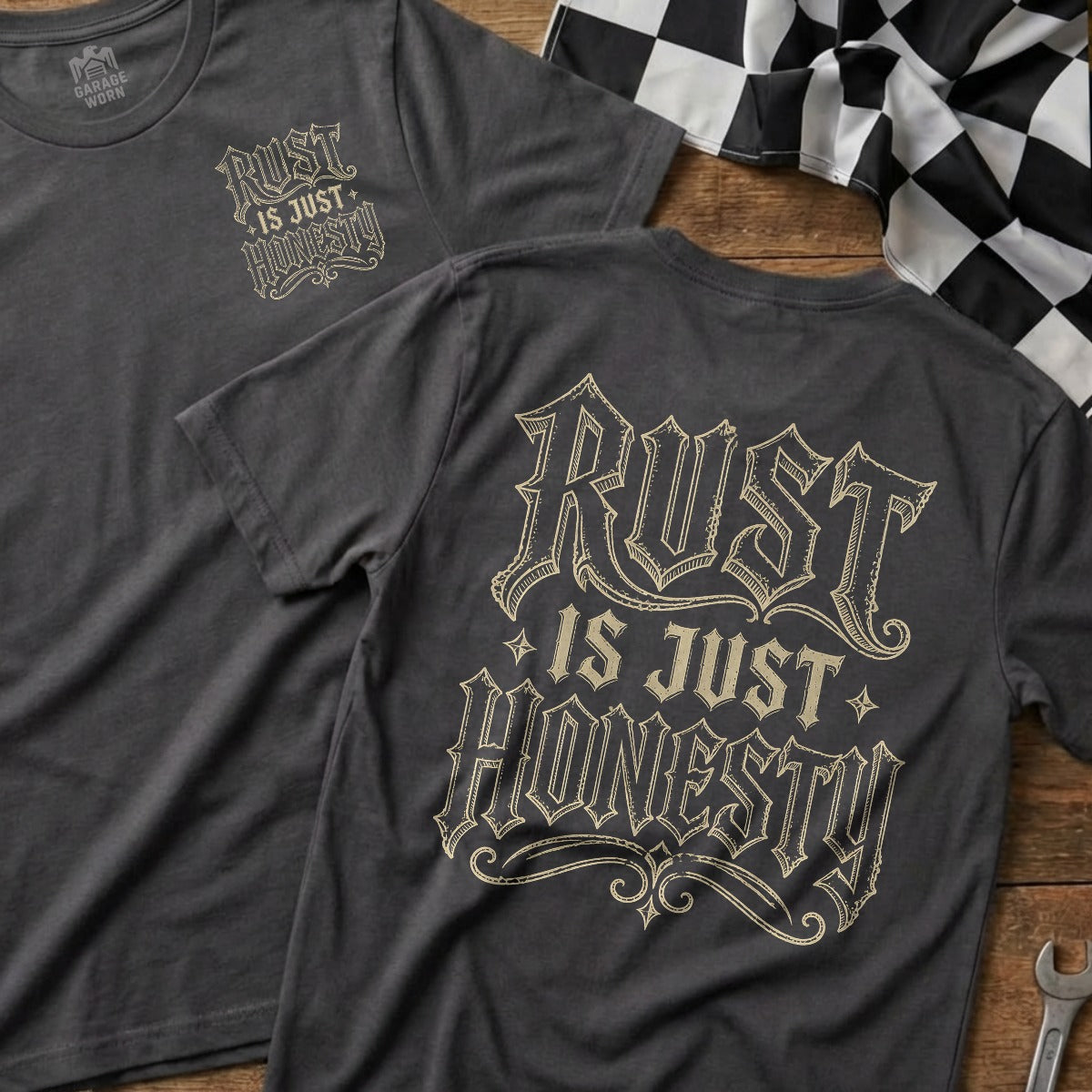 Charcoal | Front & Back