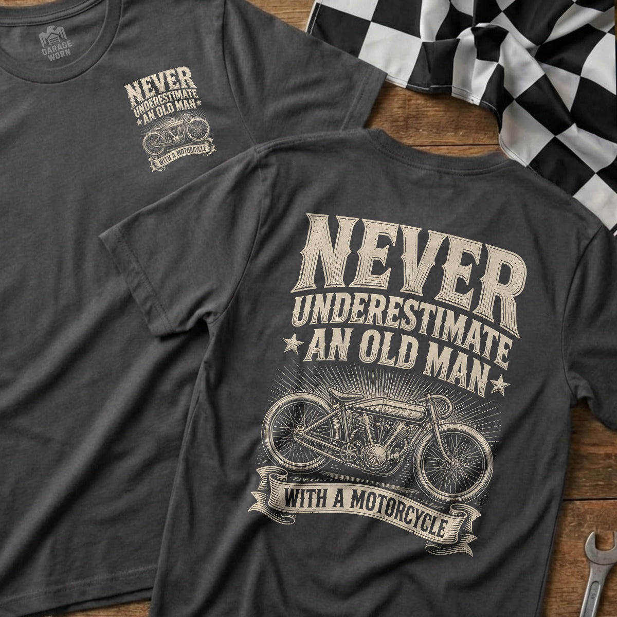 Charcoal | Front & Back