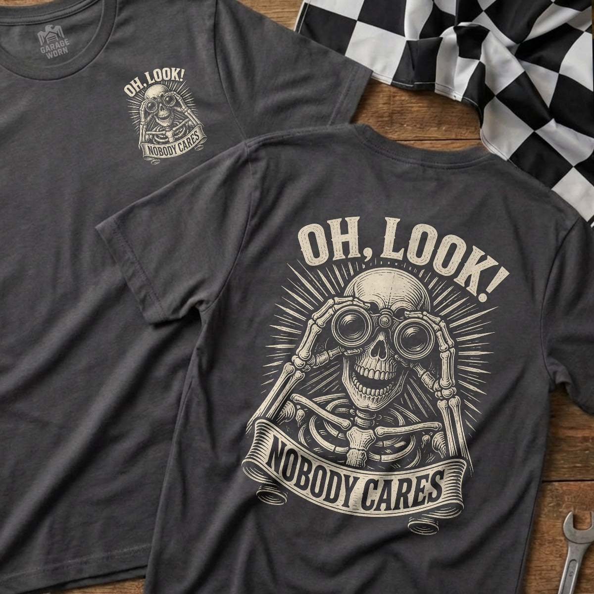 Charcoal | Front & Back