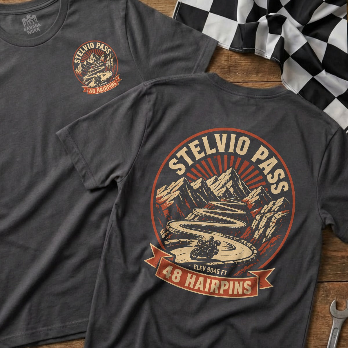 Charcoal | Front & Back