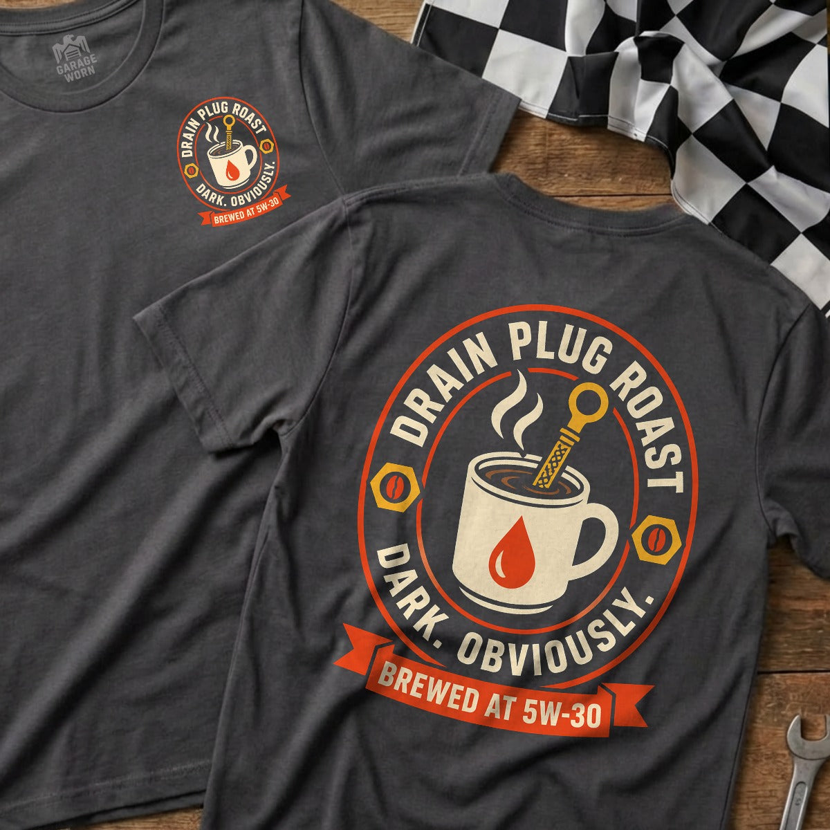 Charcoal | Front & Back