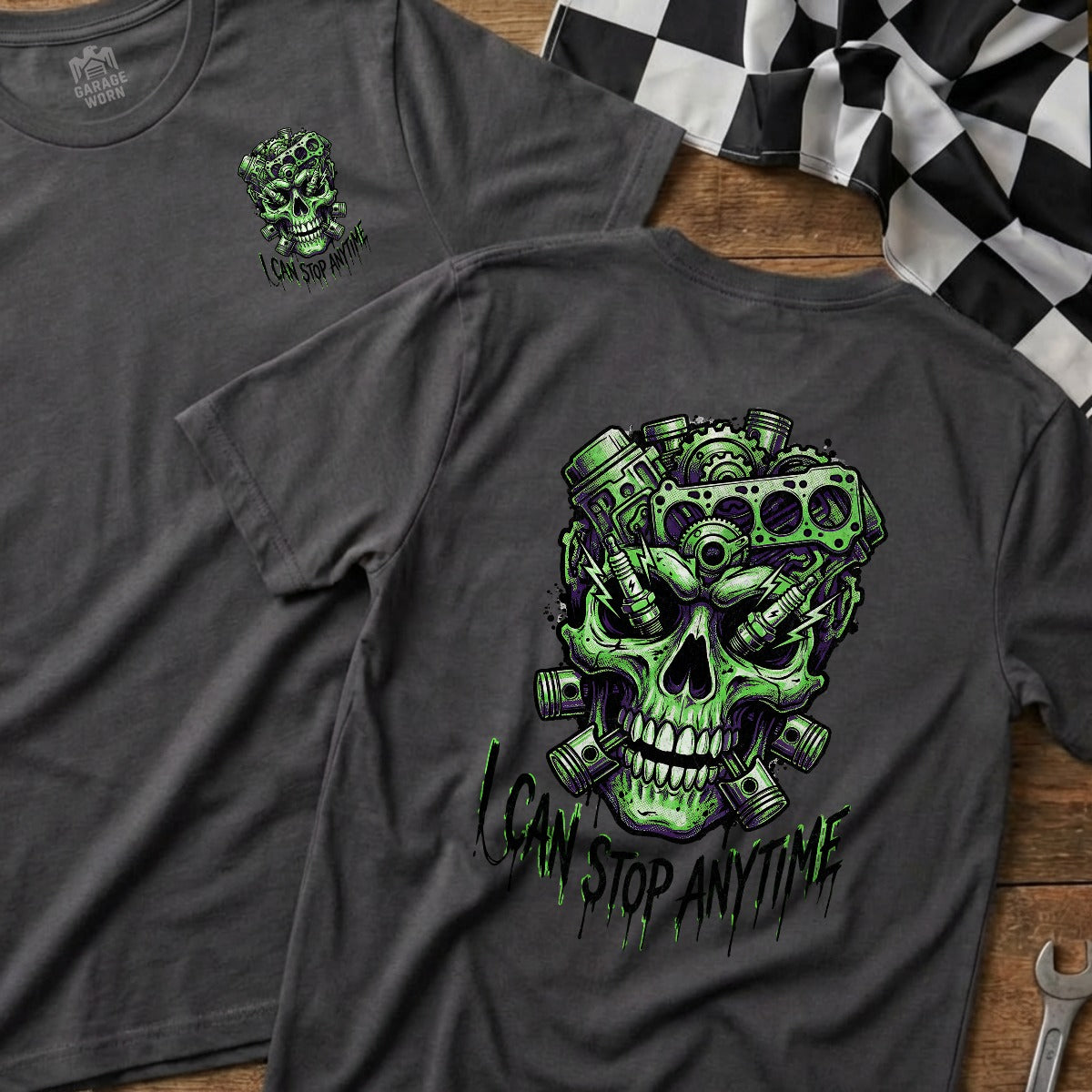 Charcoal | Front & Back