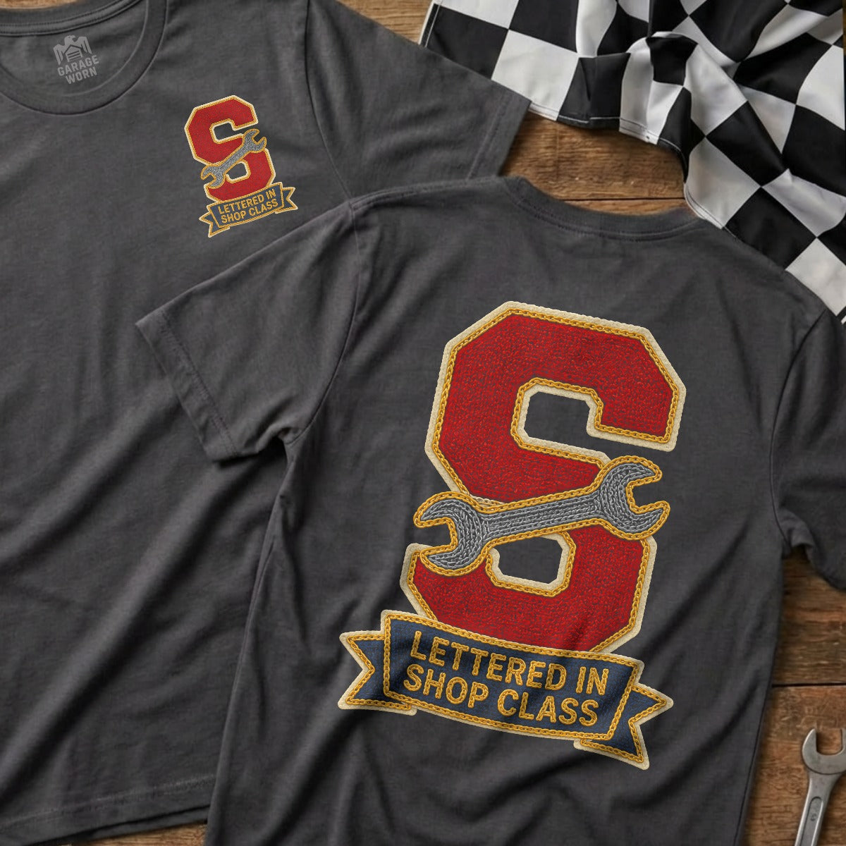 Charcoal | Front & Back