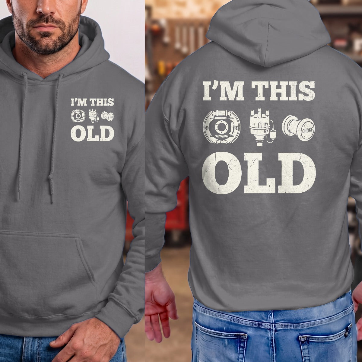 Charcoal | Front & Back