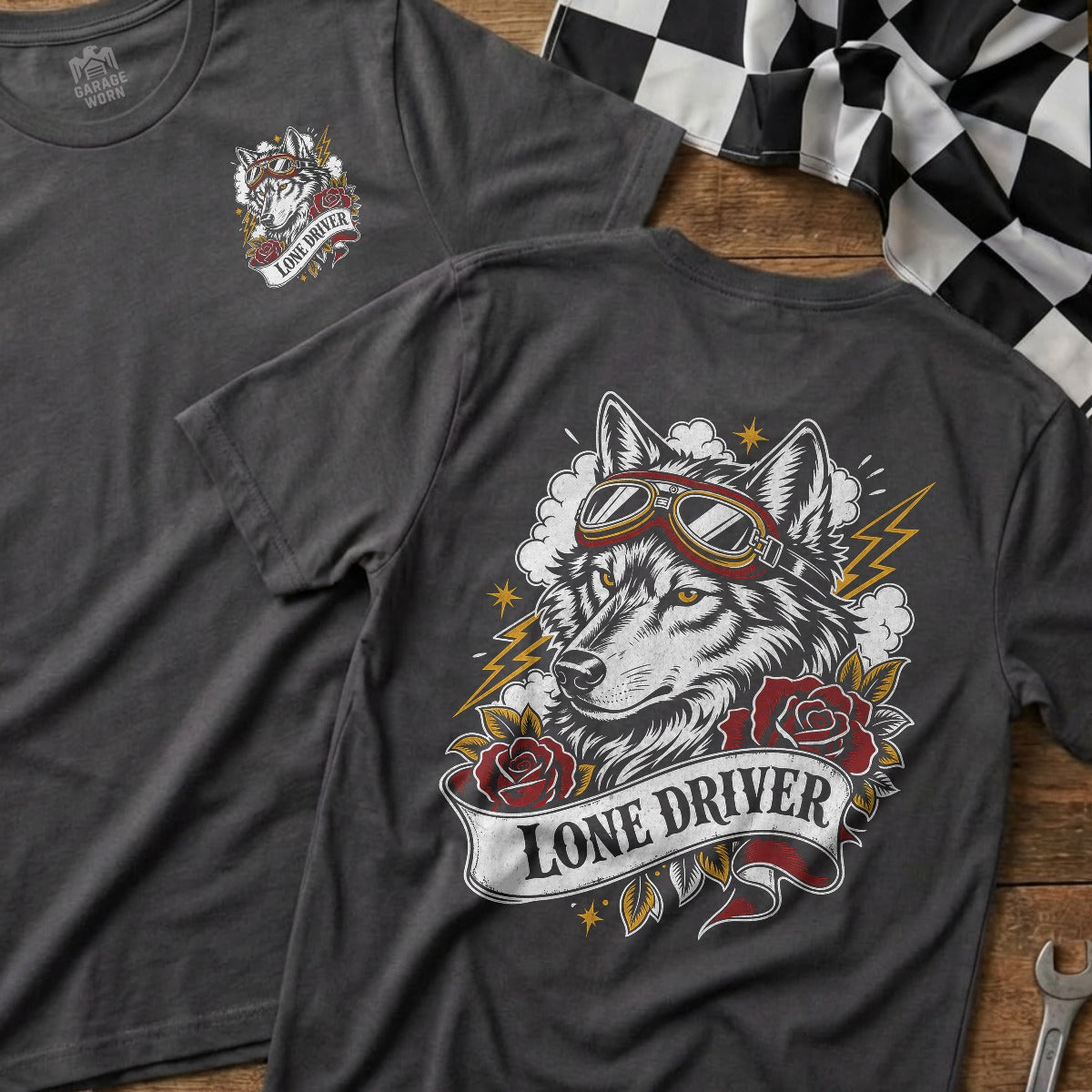 Charcoal | Front & Back