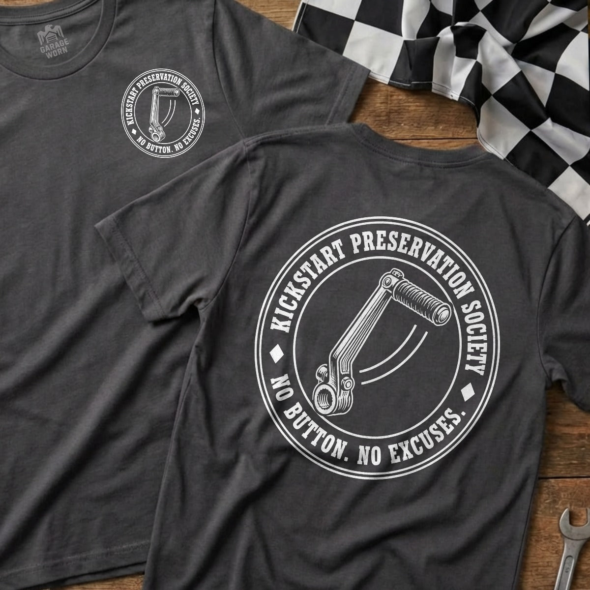 Charcoal | Front & Back