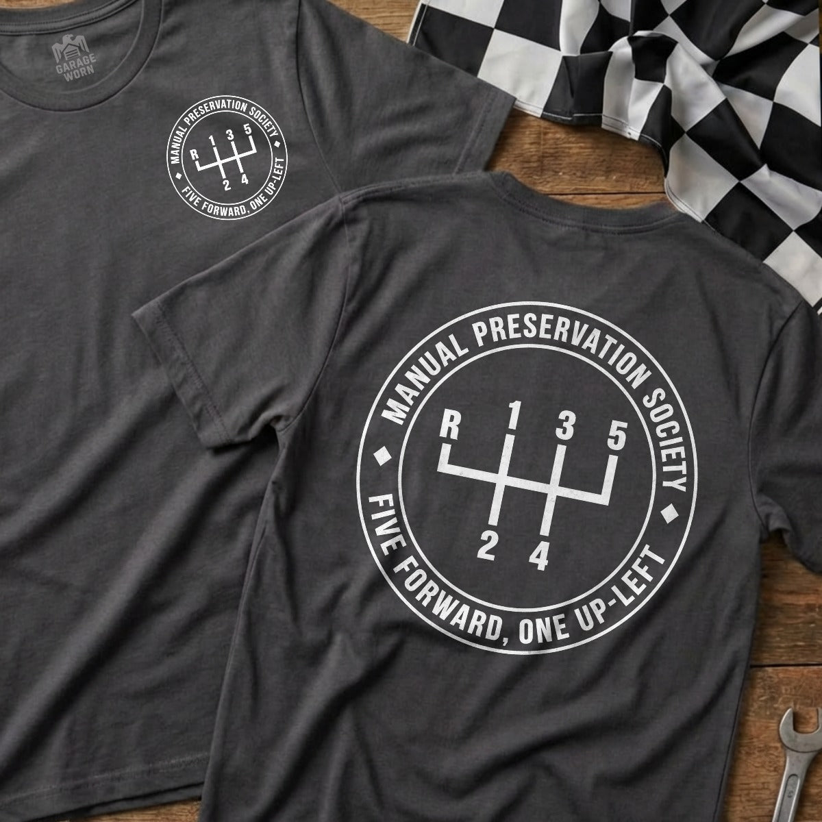 Charcoal | Front & Back