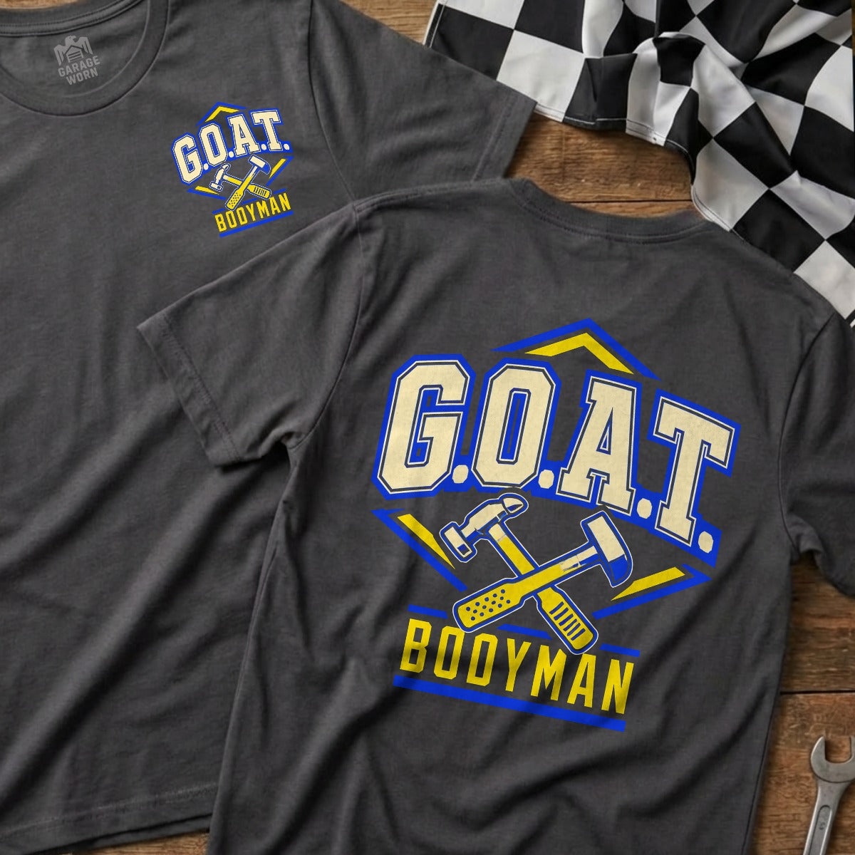Charcoal | Front & Back