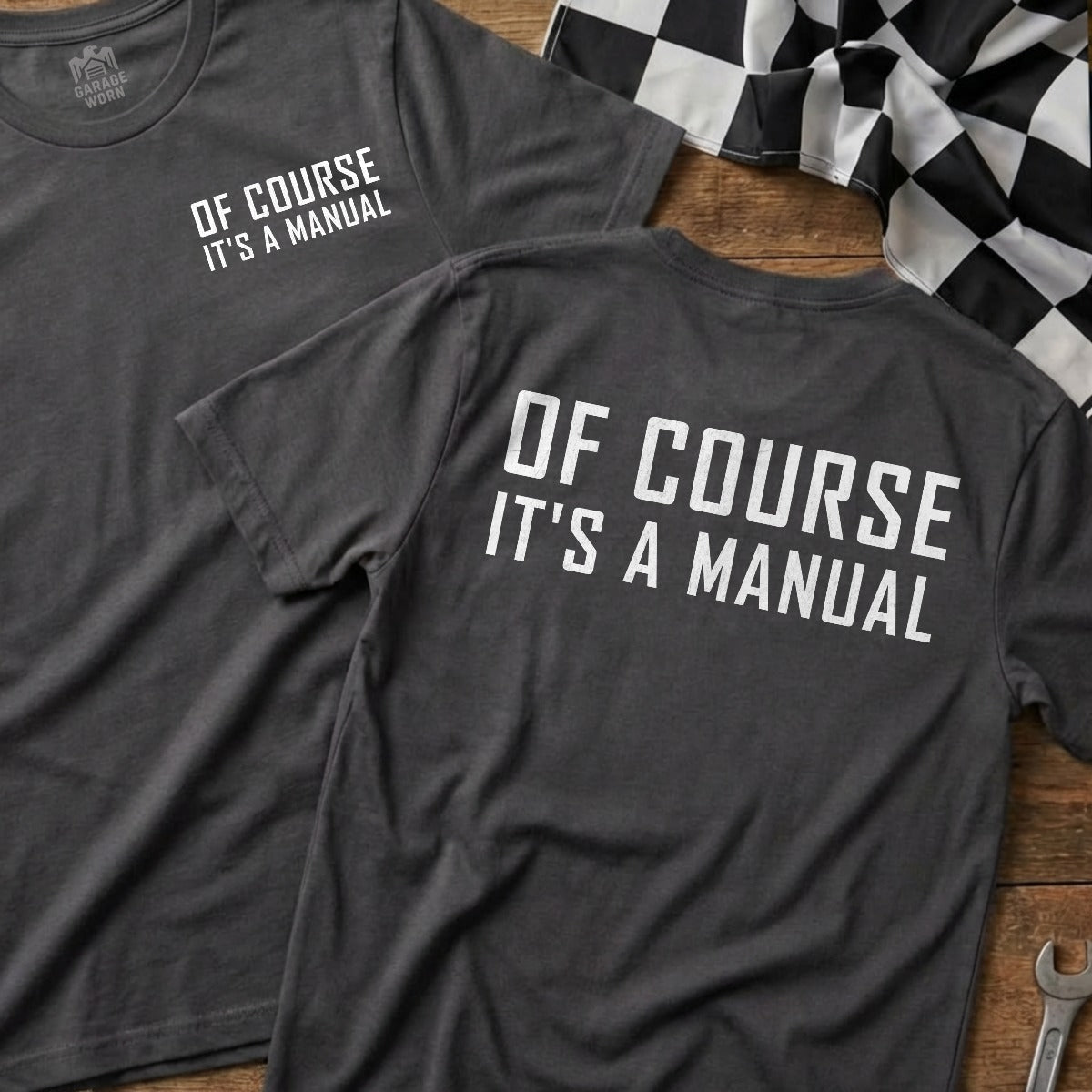 Charcoal | Front & Back