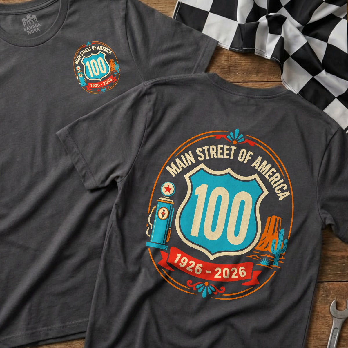 Charcoal | Front & Back
