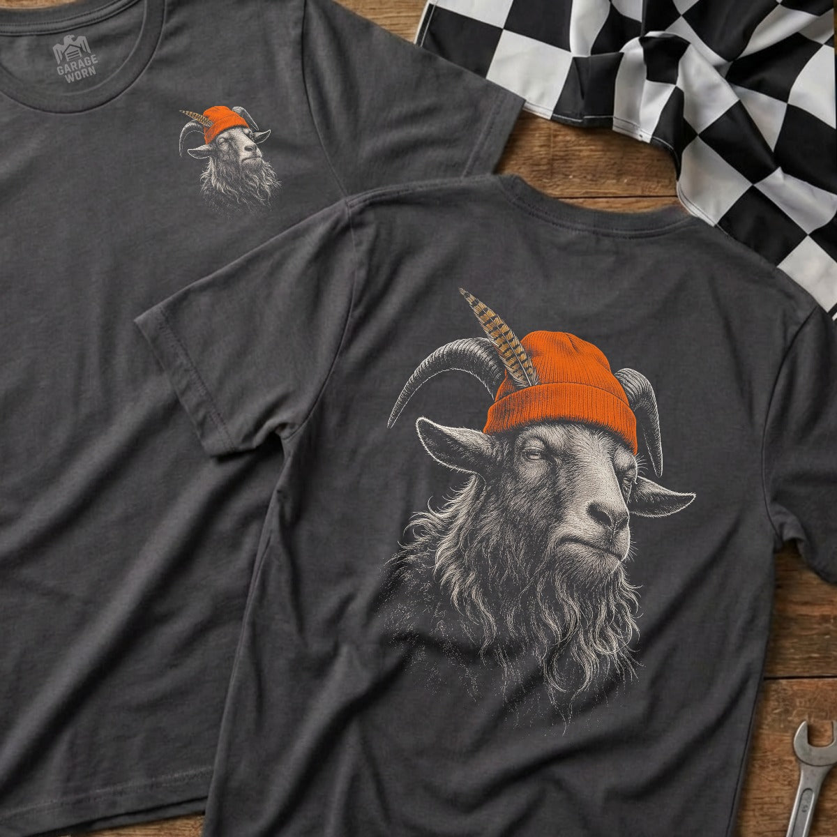 Charcoal | Front & Back