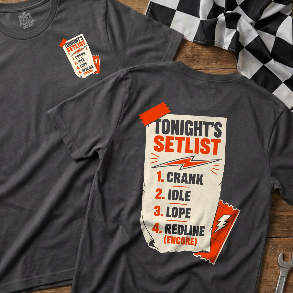 Charcoal | Front & Back