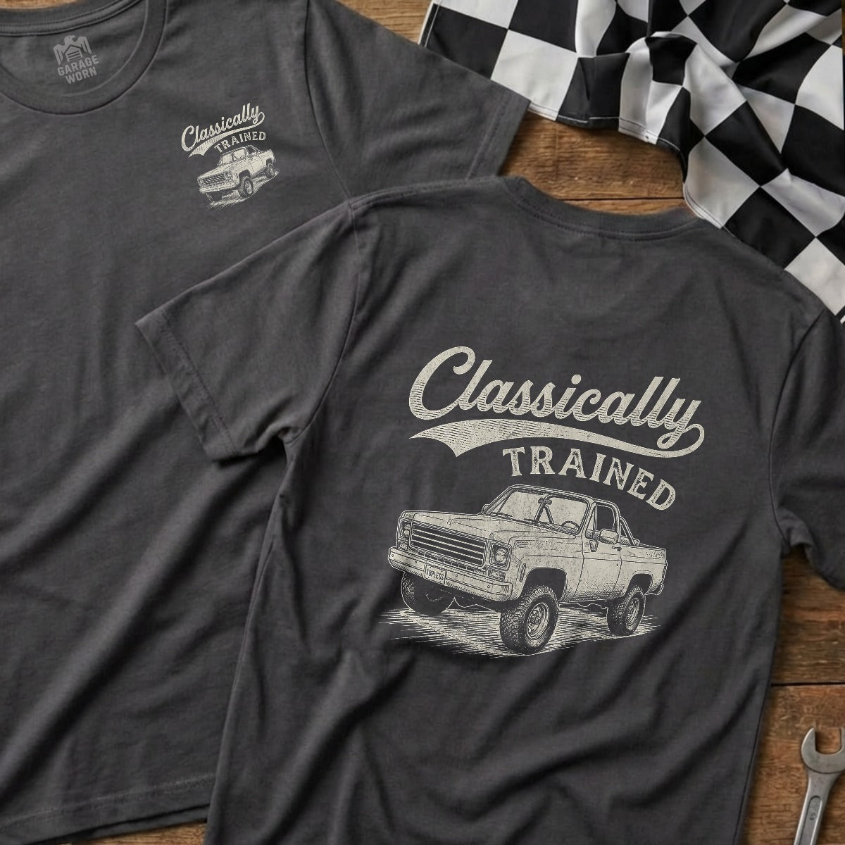 Charcoal | Front & Back