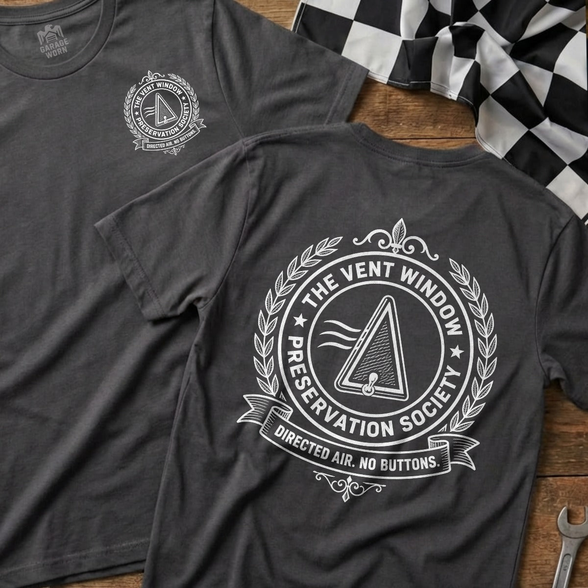 Charcoal | Front & Back