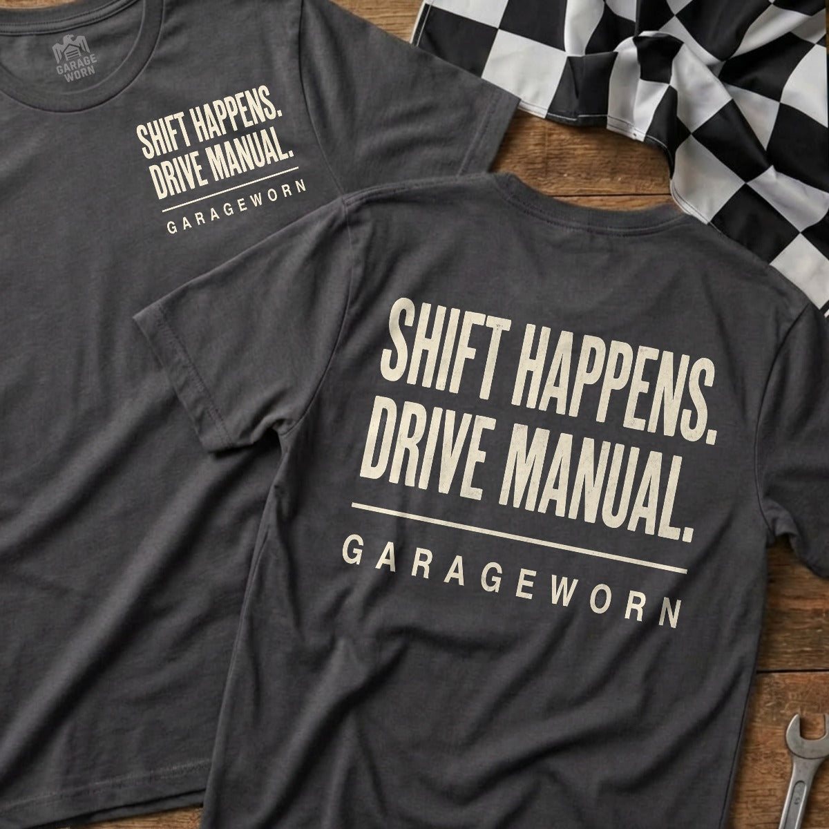Charcoal | Front & Back