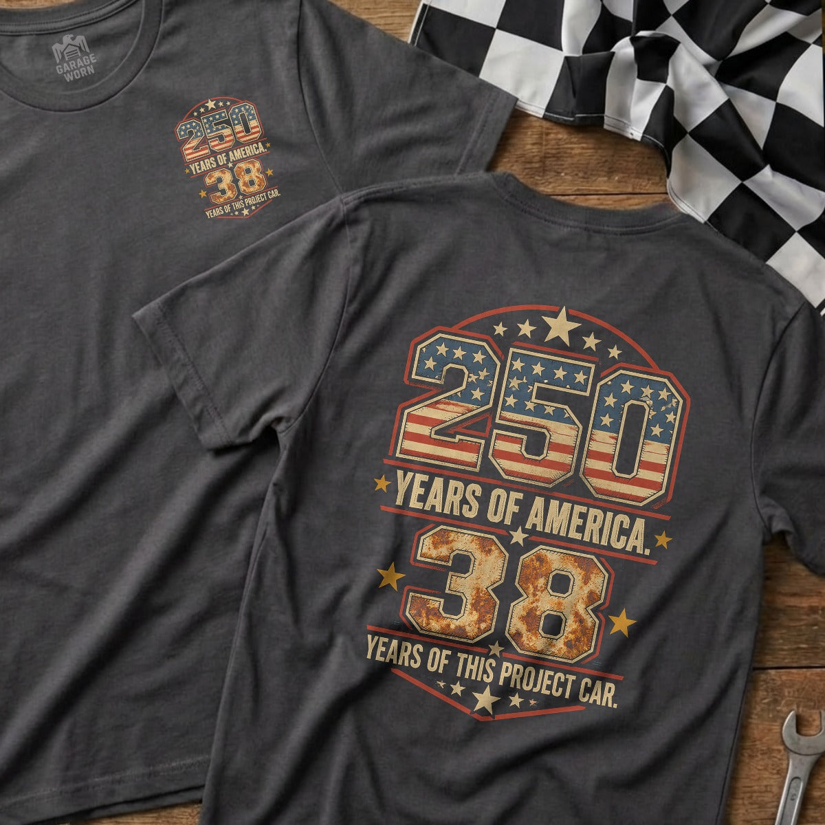 Charcoal | Front & Back
