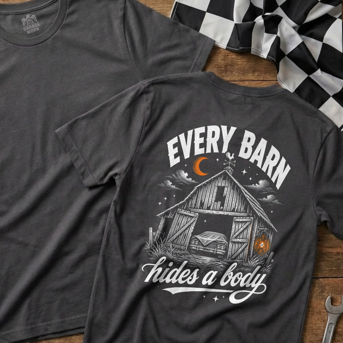 Charcoal | Full Back