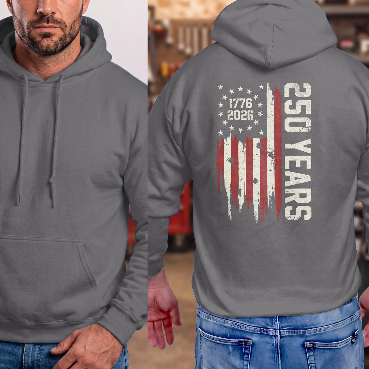 Charcoal | Full Back
