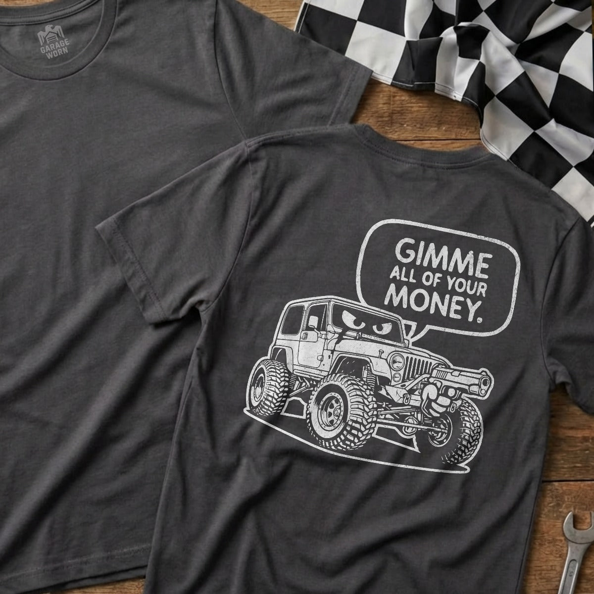Charcoal | Full Back