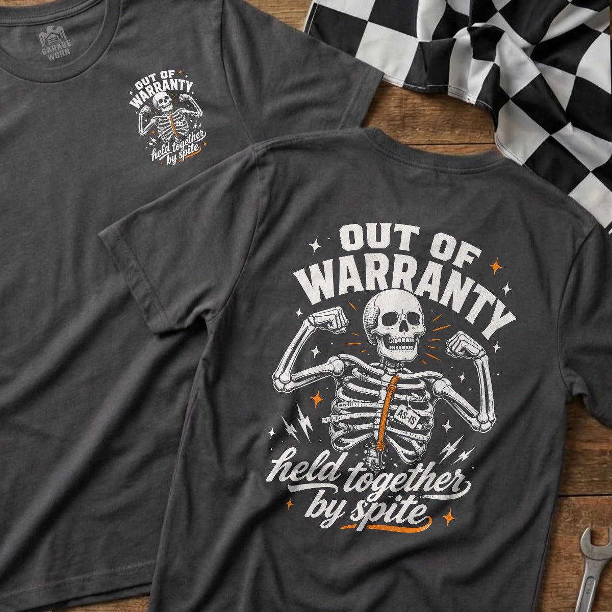 Charcoal | Left Chest + Back (refreshed)