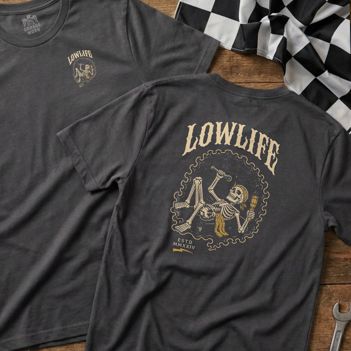 Charcoal | Left Chest + Back (refreshed)