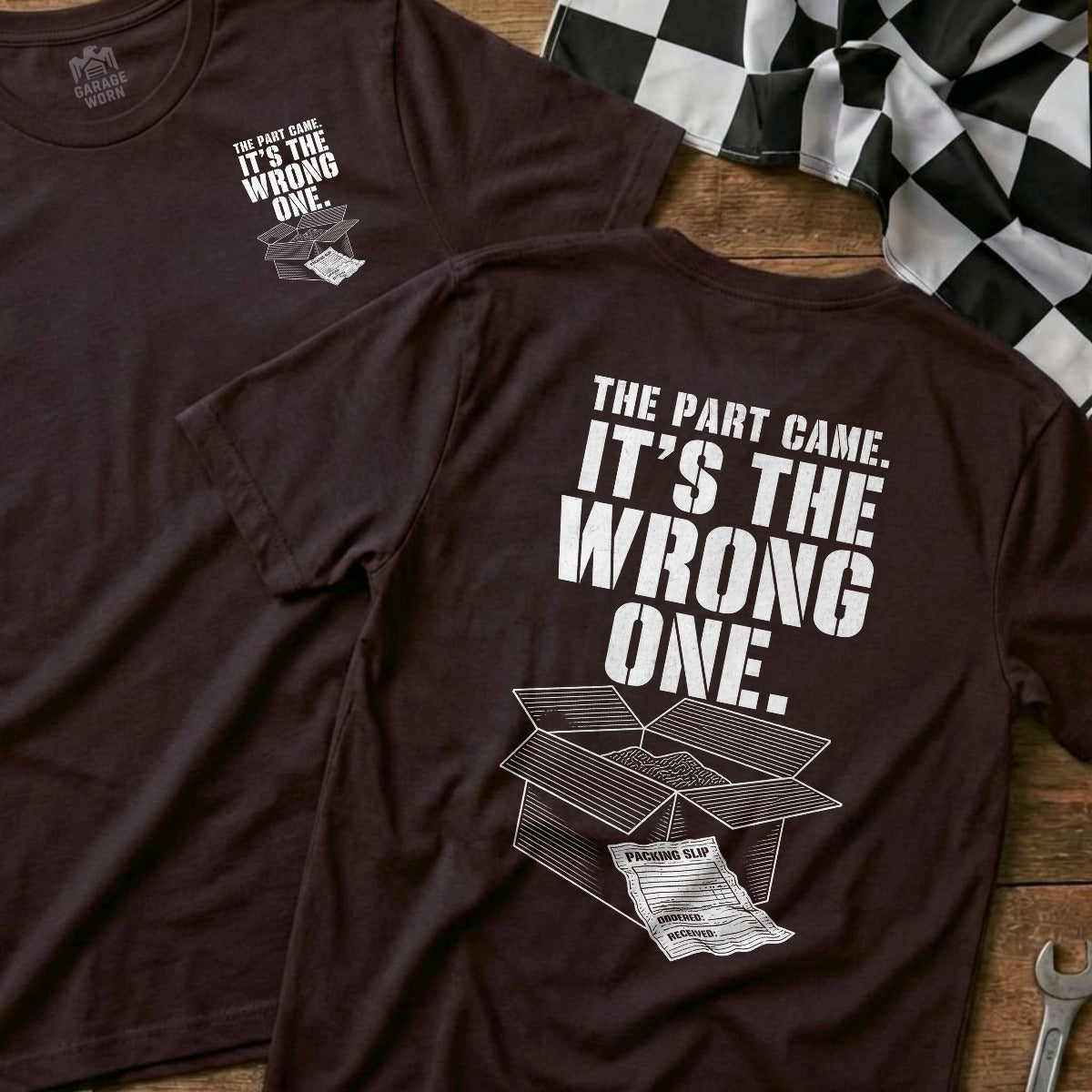 Choc Brown | Front & Back