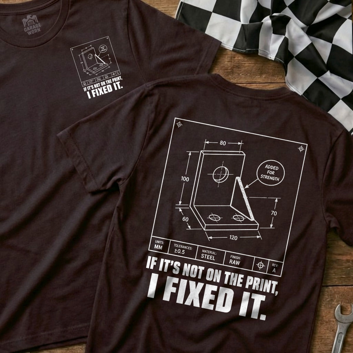 Choc Brown | Front & Back