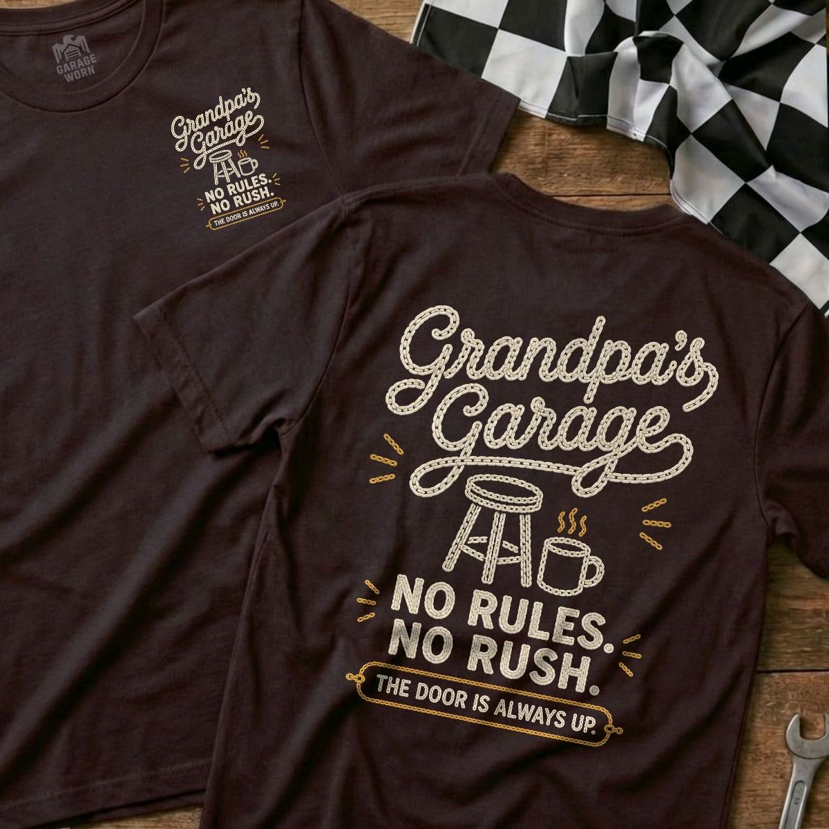 Choc Brown | Front & Back