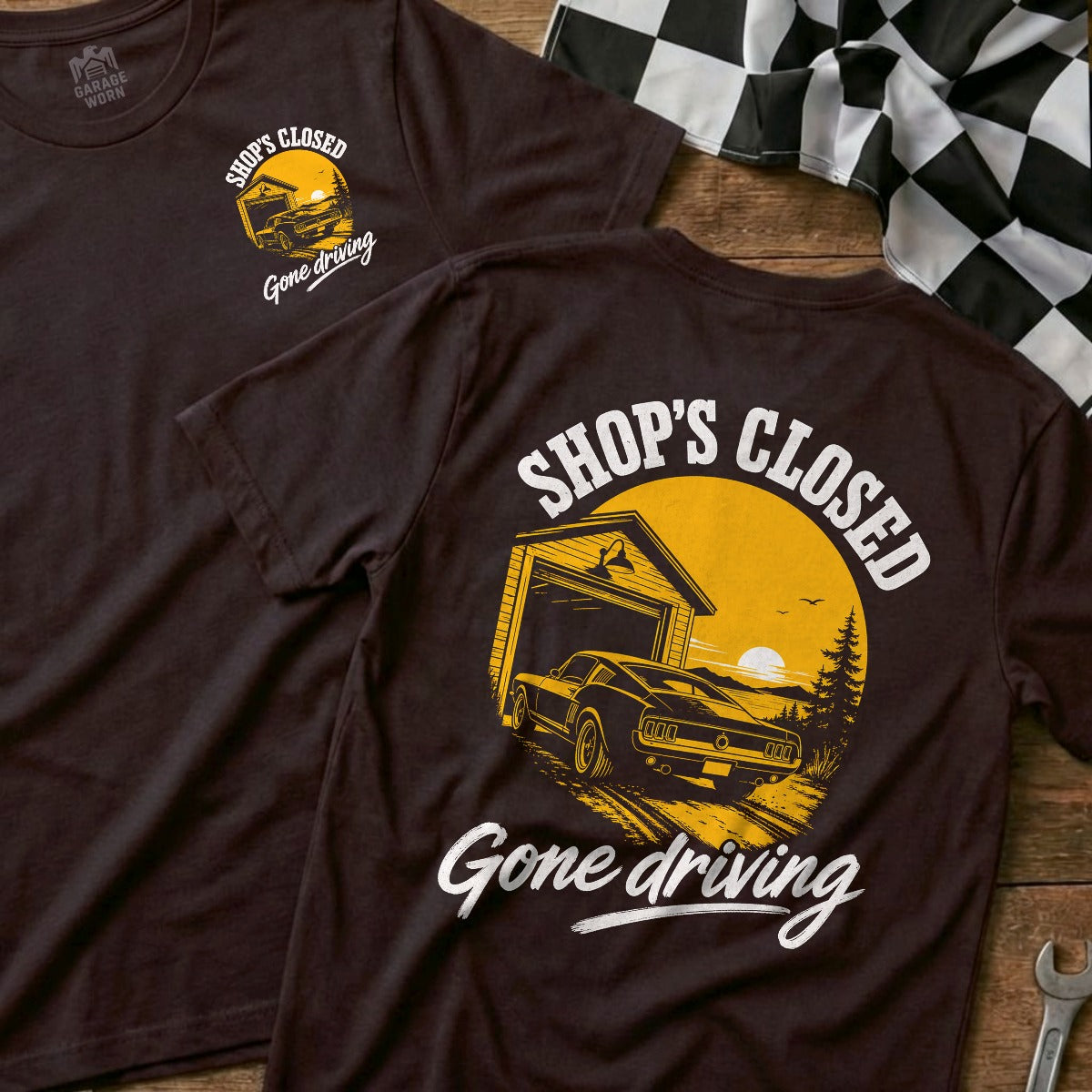 Choc Brown | Front & Back