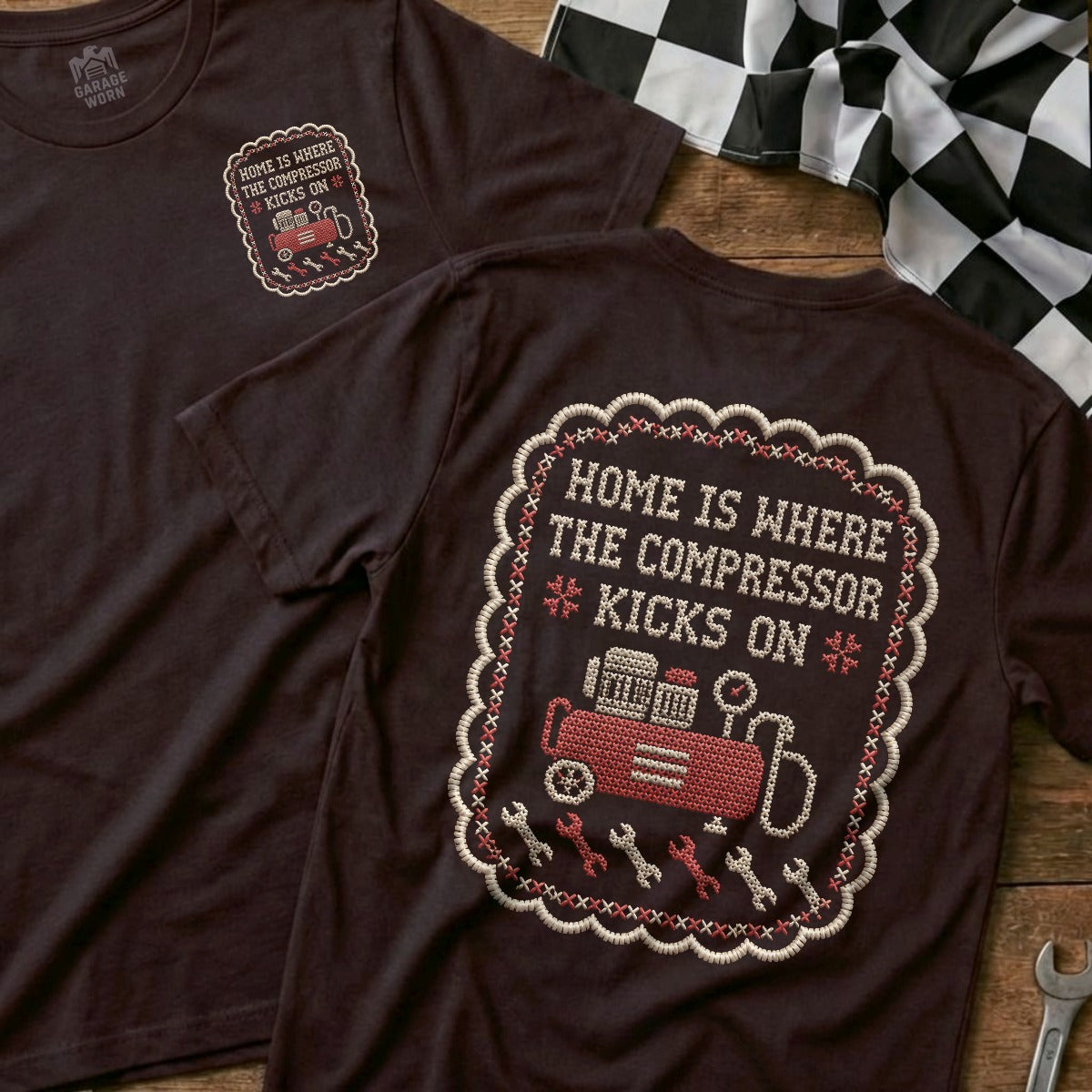 Choc Brown | Front & Back