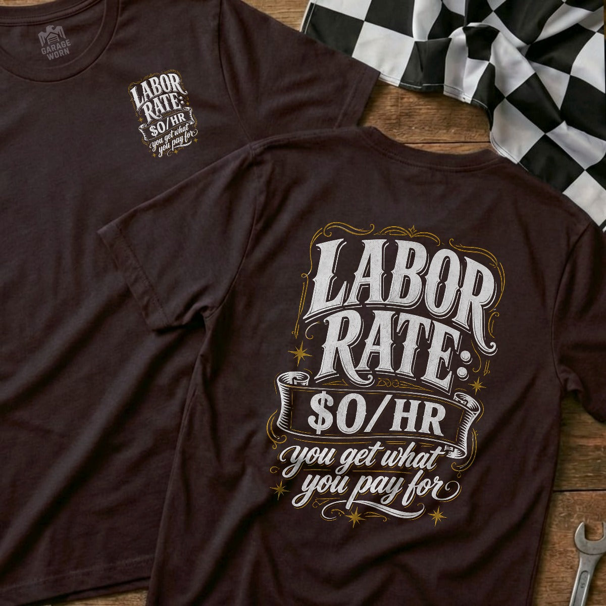 Choc Brown | Front & Back