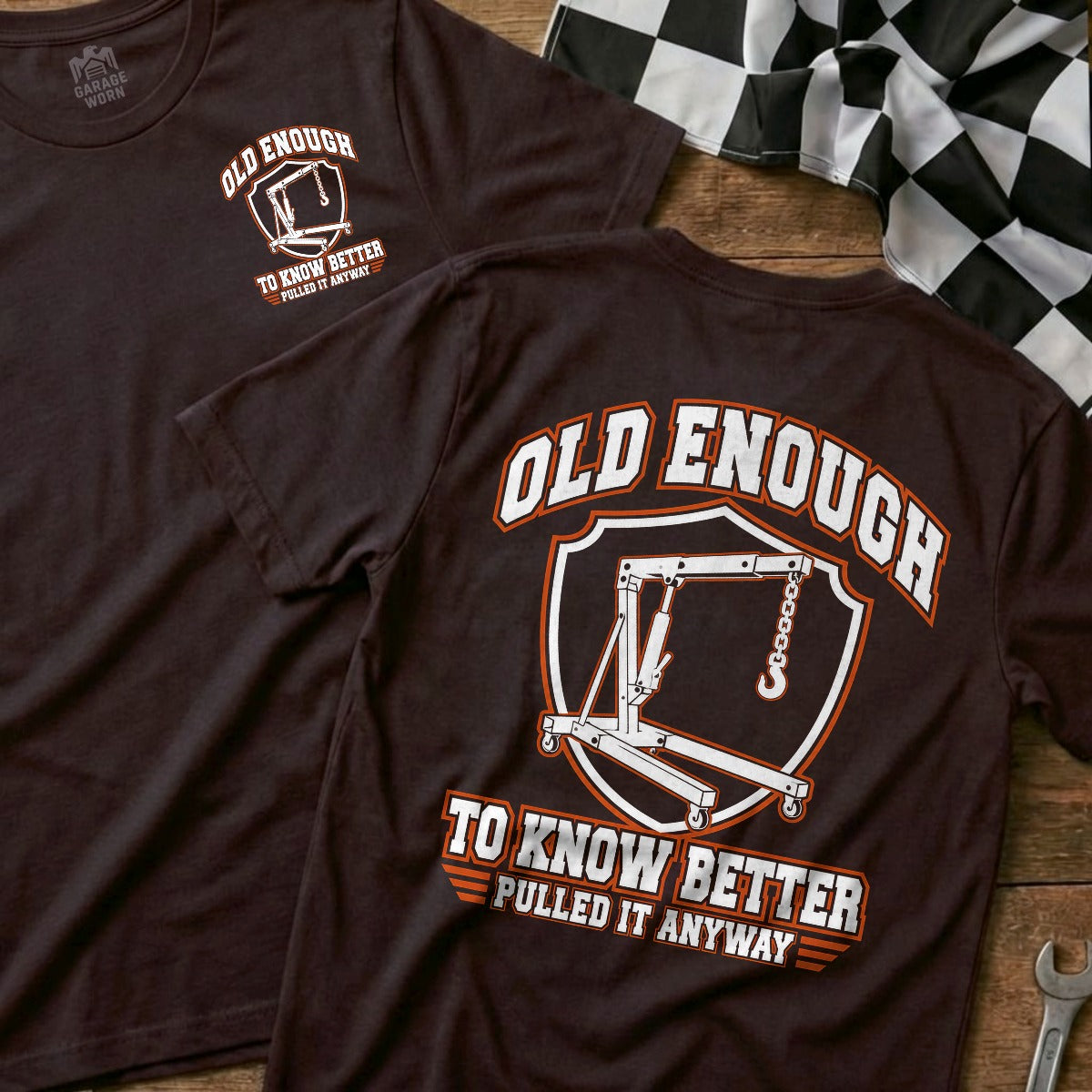 Choc Brown | Front & Back