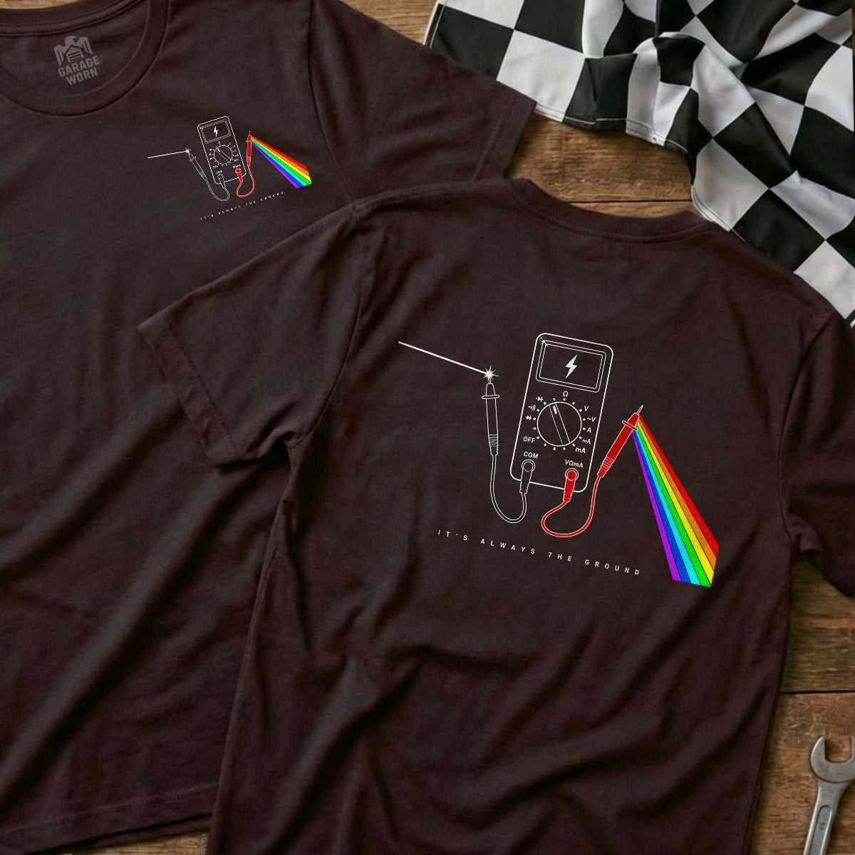 Choc Brown | Front & Back