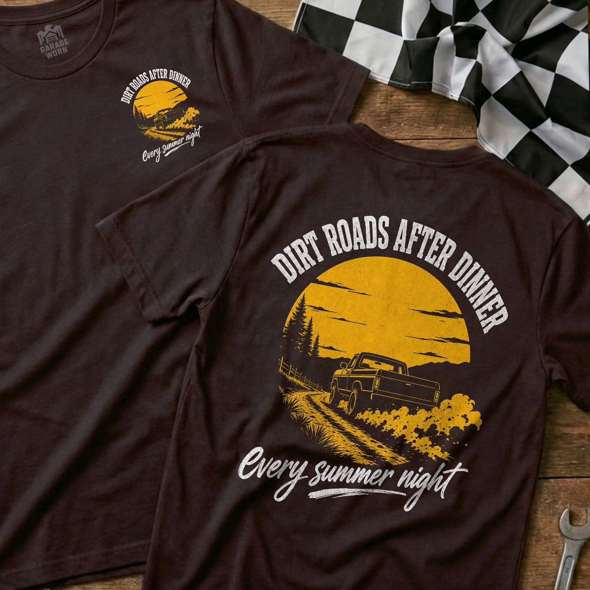 Choc Brown | Front & Back