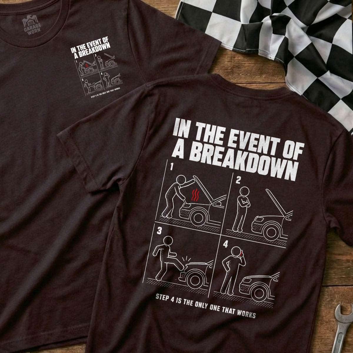 Choc Brown | Front & Back