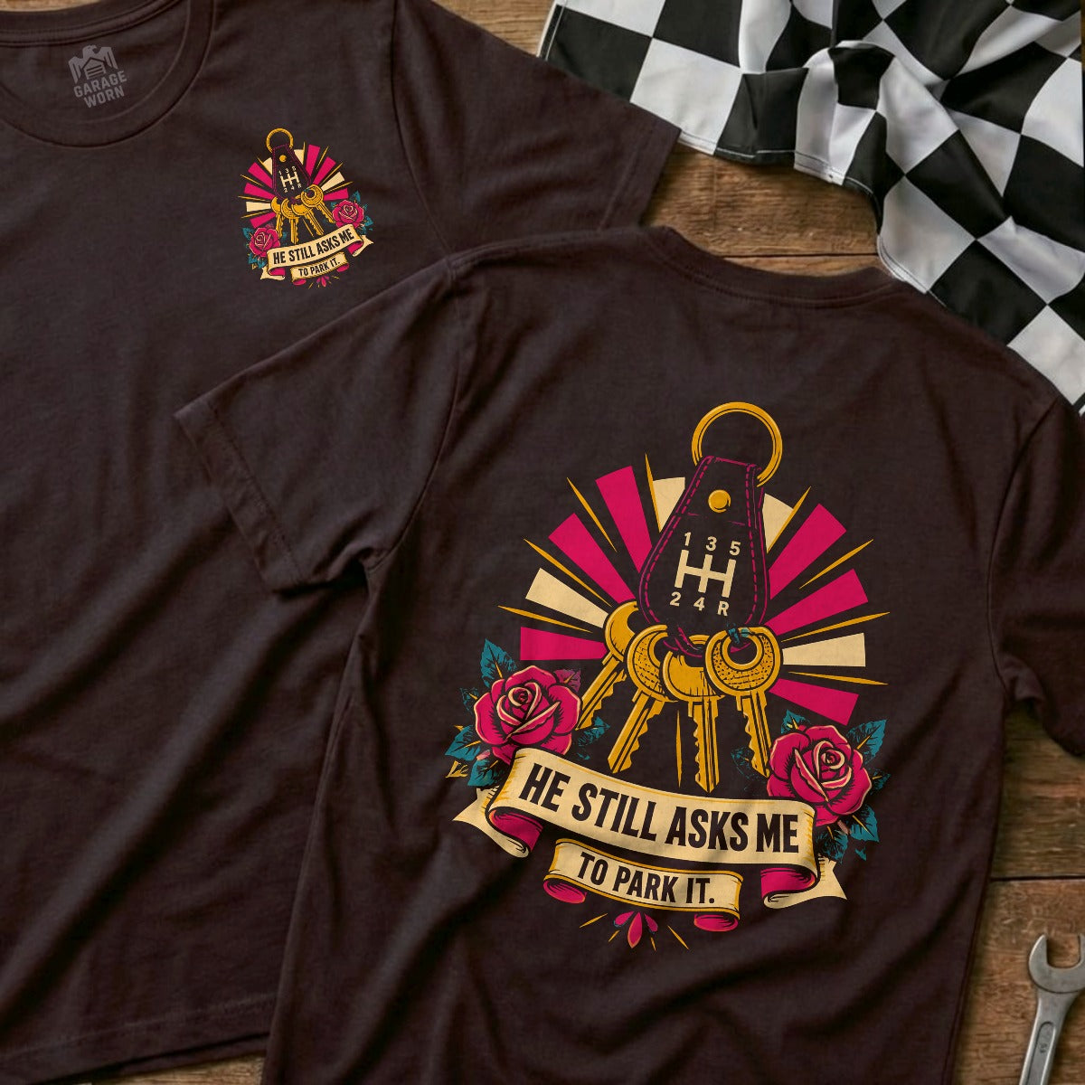 Choc Brown | Front & Back