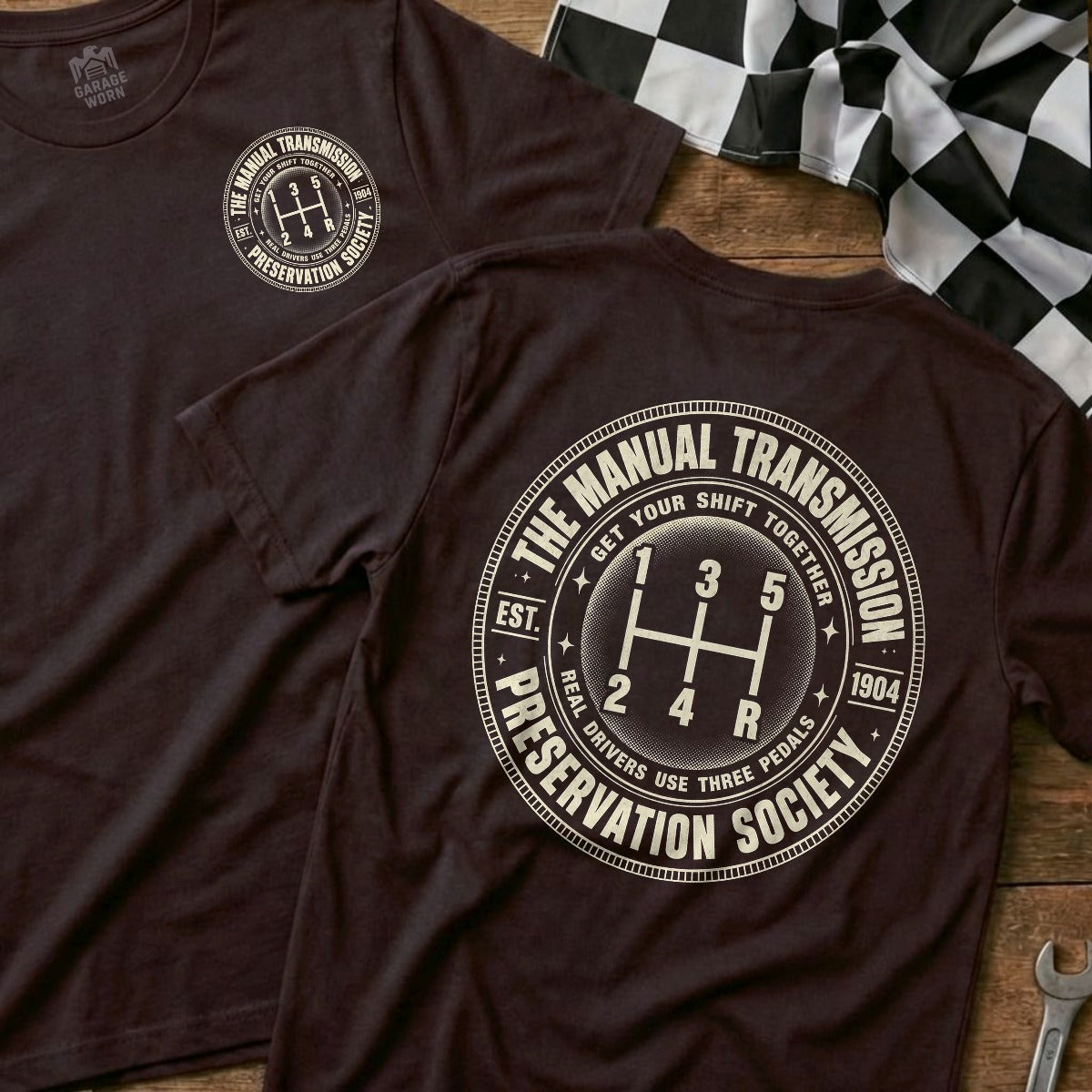 Choc Brown | Front & Back