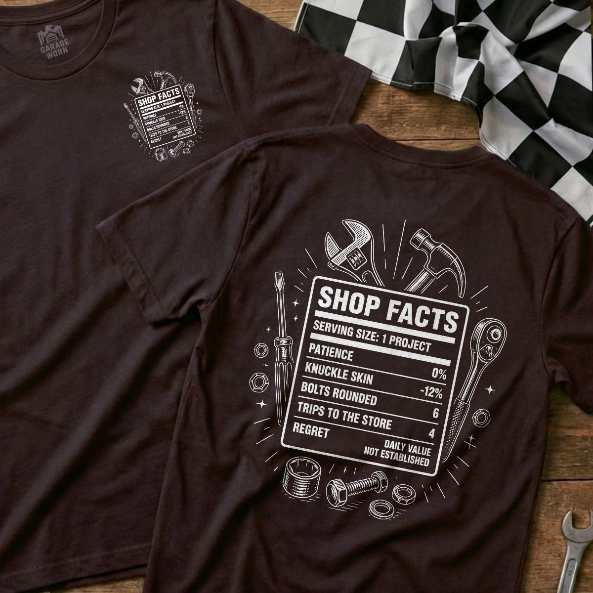 Choc Brown | Front & Back
