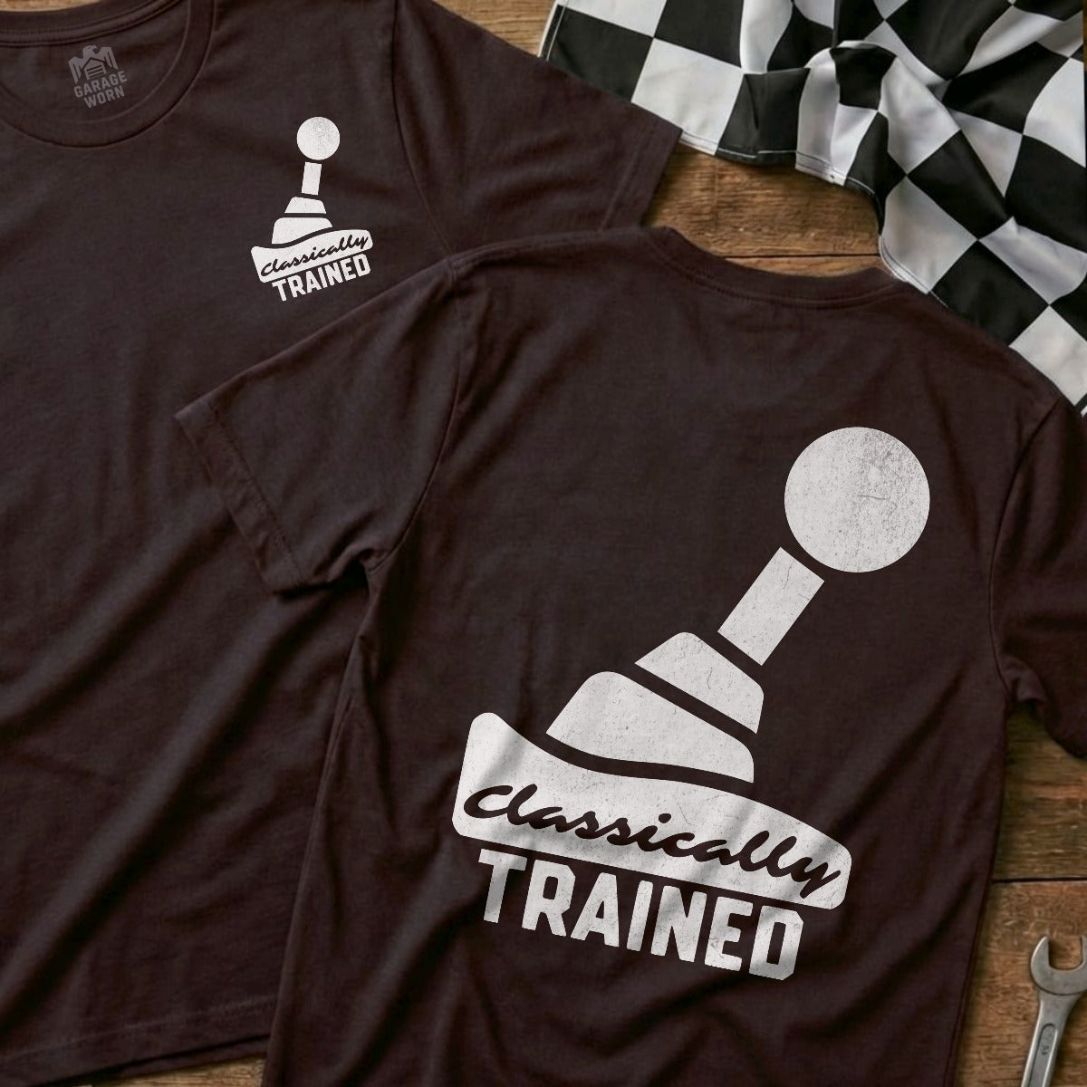 Choc Brown | Left Chest + Back