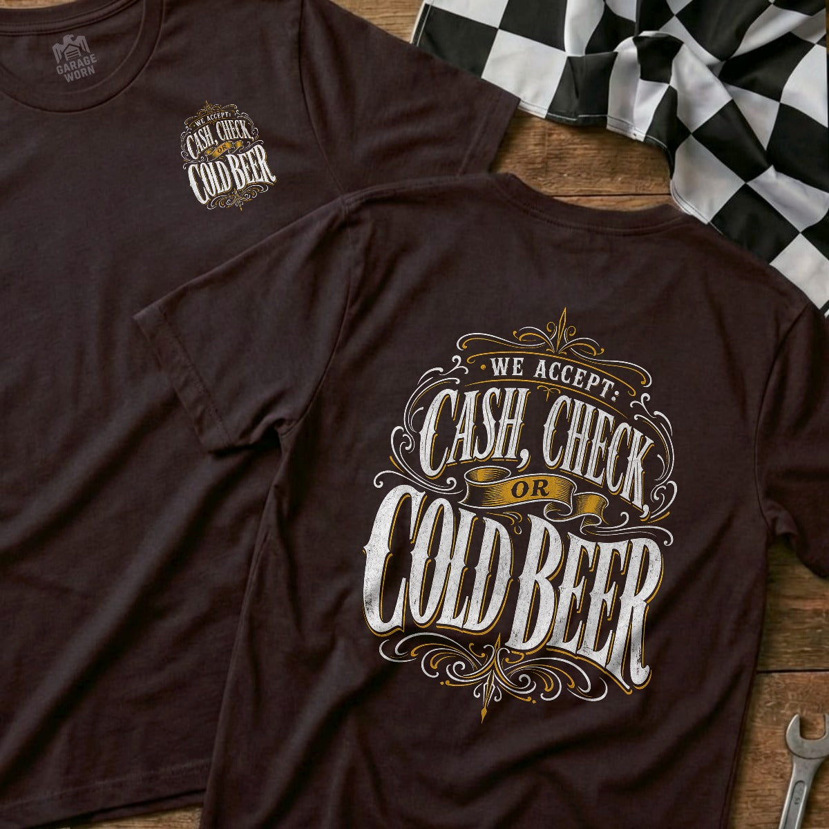 Choc Brown | Front & Back