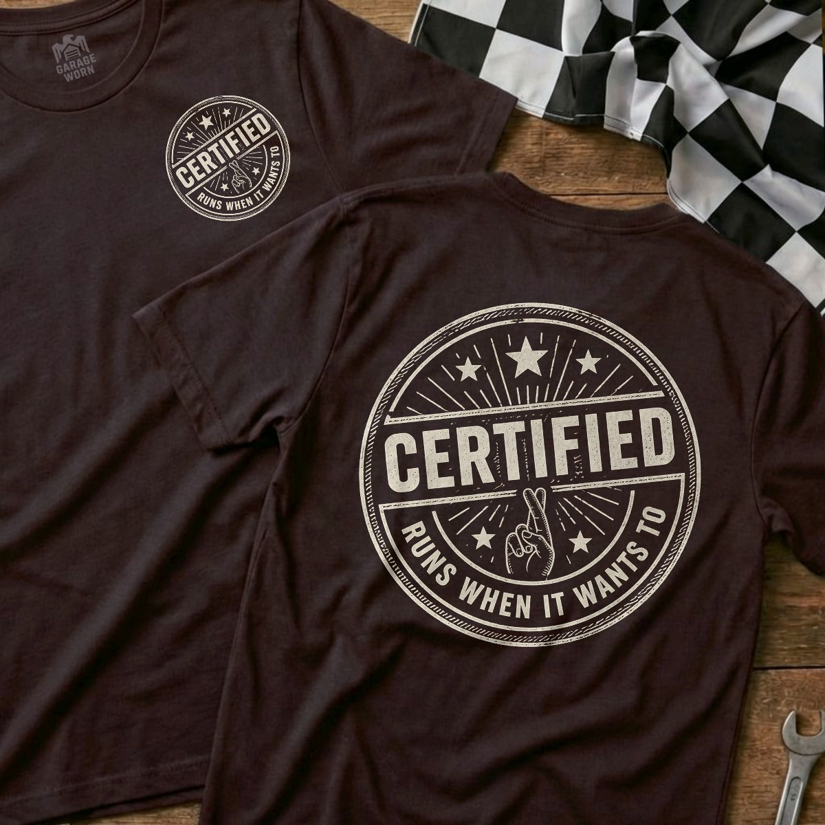Choc Brown | Front & Back