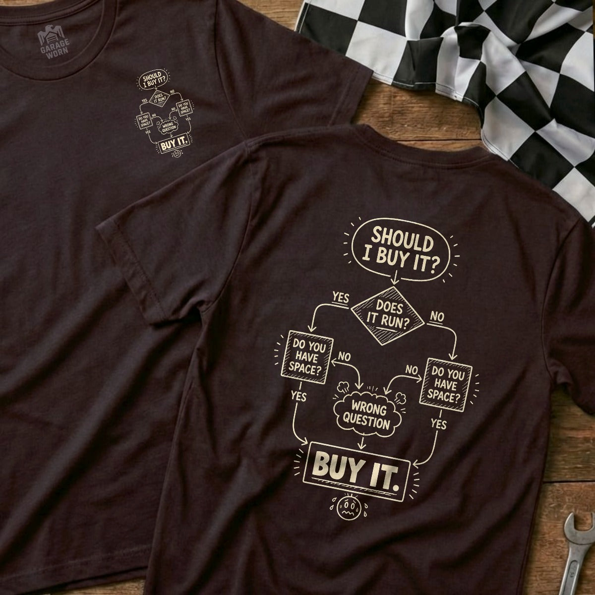 Choc Brown | Front & Back