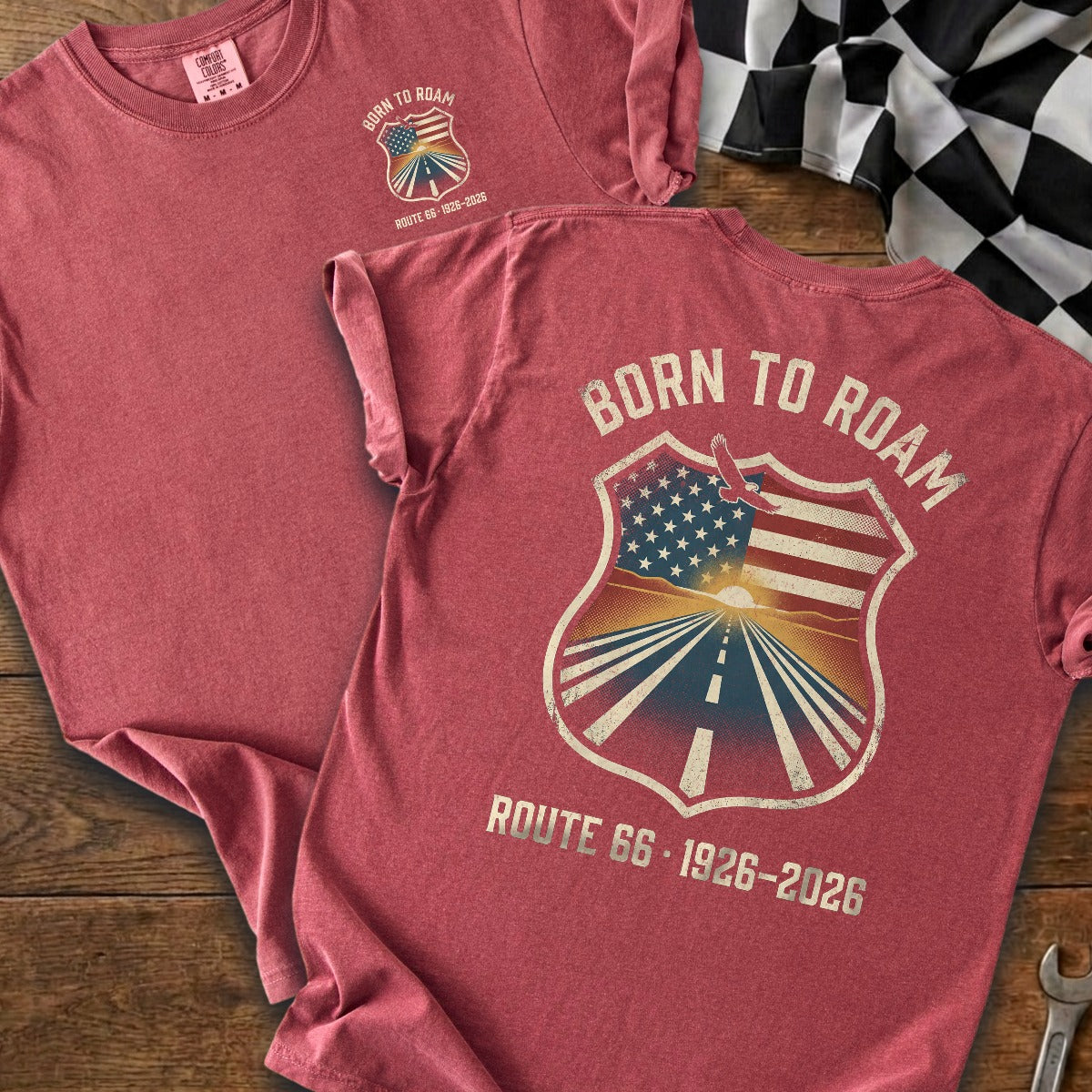 Crimson | Front & Back